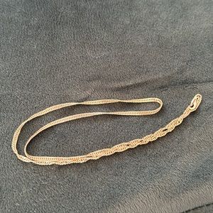 14K Yellow Gold Plated 20” Necklace